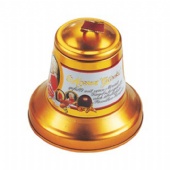 Small Christmas bell shape tin box