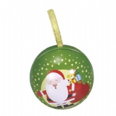 Christmas small ball tin for candy packaging