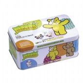 cartoon rectangular candy tin box