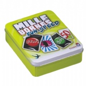 Embossed rectangular candy tin