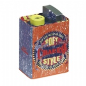 oil tank shaped candy tin box