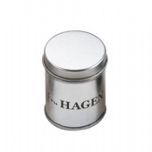 Personalized Silver Round Candy Tin Box