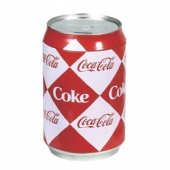 coca cola shaped candy tin box