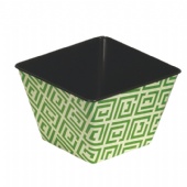 square Christmas Tin Bucket