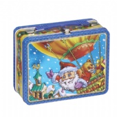 Christmas tin Gift Boxes with Lock