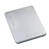 Silver Rectangular Seamless Christmas Tin