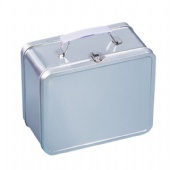 gift tin box with handle