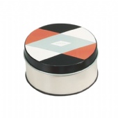 small Round Christmas candy tin