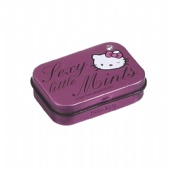 small rectangular Christmas candy tin box