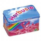 Rectangular Candy Tin Box With Hinged Lids Herbusie