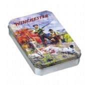 rectangular candy tin with cut corner