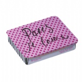 candy Push Pull Tin Box