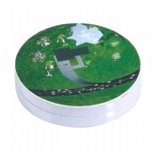 embossed round Candy Tin