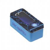 rectangular candy tin box