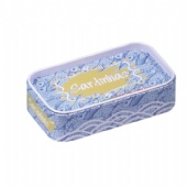 rectangular candy tin box