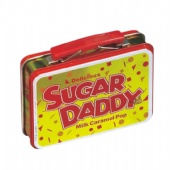 small handle candy tin box