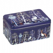 rectangular shaped wine tin box