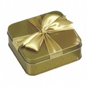 Decorative Empty Metal Cake Tin Box