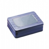 Personalized Cookie Tin with Transparent Lid