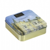 Decorative Rectangular Biscuit Tin with Lid