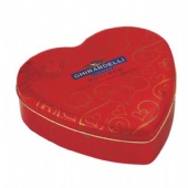 heart biscuit tin box