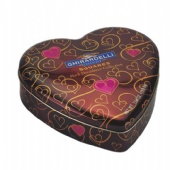 heart shaped biscuit tin box