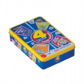 Decorative Rectangular Biscuit Tin with Lid