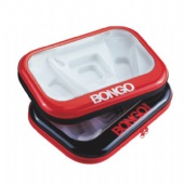 rectangle cosmetic tin box with window