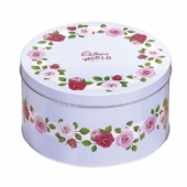 round food tin box