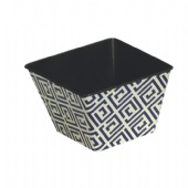 square tin bucket