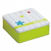 square gift tin box