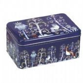 rectangular metal tin box