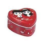 heart candy tin box