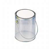 tin bucket with PET body