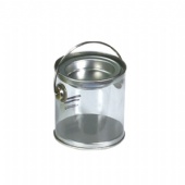 pet bucket with level lid