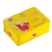 rectangular tea tin gift box