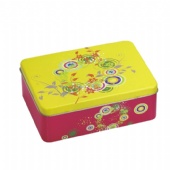 rectangular gift packing tin box