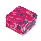 gift packing tin with window