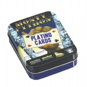 printed rectangular candy tin box