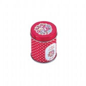 small round candy tin box