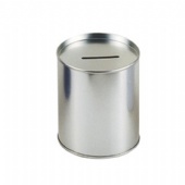 round coin tin box