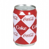 coca cola shape coin tin box