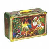 Tin gift packages with handle