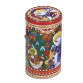 round gift tin packaging box