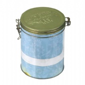 round Cigarette tin box