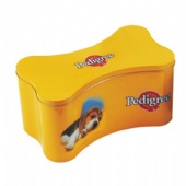 bone shape Pet Food Tin box