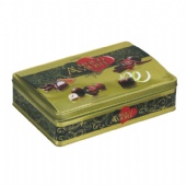 Biscuits Cookie Tin Box with domed lid