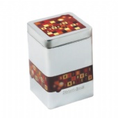 square Spice Tin Box with necked-in bod