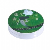 Attractive Wax Tin Box Round Tin Can for Cosmetics Recycled Material