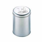 Tea Coffee Sugar Round Metal Tin Box With Lids Embossed Plain Round Biscuit Tin